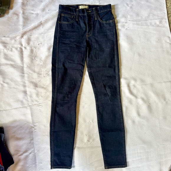 Madewell Dark Blue Skinny Jeans - Picture 1 of 4